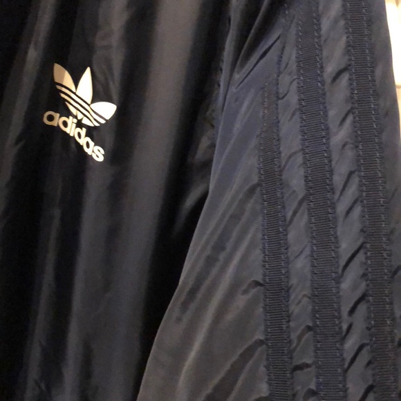 Adidas lined wind breaker jacket navy blue - Picture 5 of 7